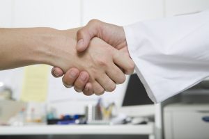 Handshake with Doctor